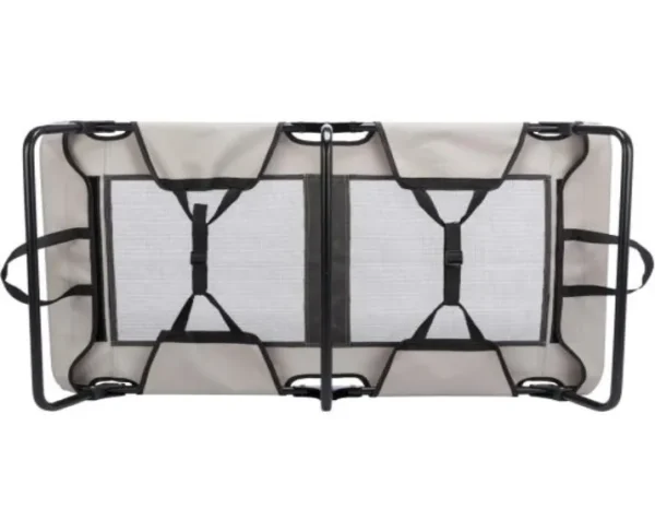 Trixie Dog Lounger Bed Grey and Black at ithinkpets.com 2