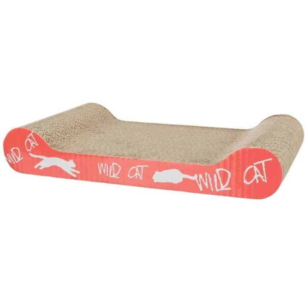 Trixie Wild Cat Scratching Cardboard - Cat Scratchers - Orange Color - 41 x 7 x 24cm