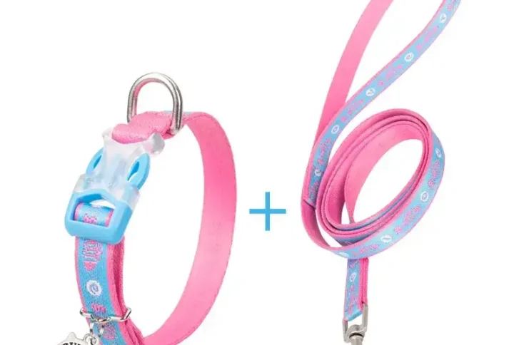 Durable Lightweight & Stylish Collar & Leash Combo For Cats