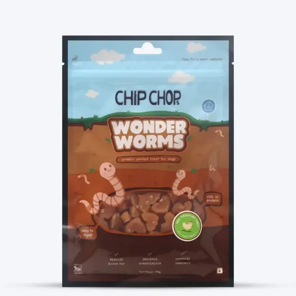 Chip Chops Wonder Worms Mini Heart Chips