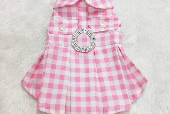Furvilla Barbie Pink Gingham Dress