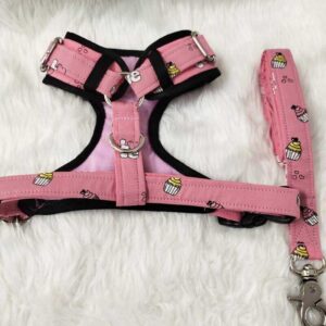 Furvilla Love Cup Cake Theme Harness with Leash Set Backside