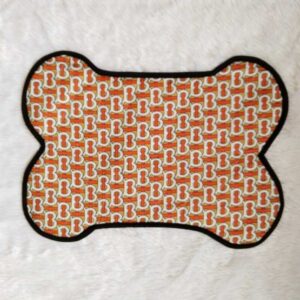 Furvilla Ginger Burberry Cat Bowl Mat Front