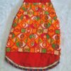 Furvilla Red Kurta with Multicolored Embroidered Jacket Front