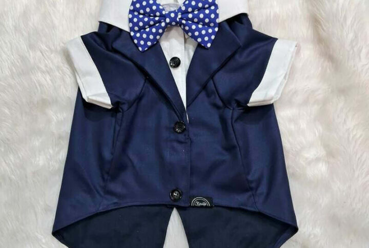 Furvilla Blue White Wrap Tuxedo