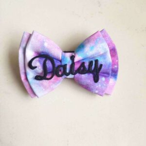 Furvilla Multicolor Customizable Tie Dye Bow Tie