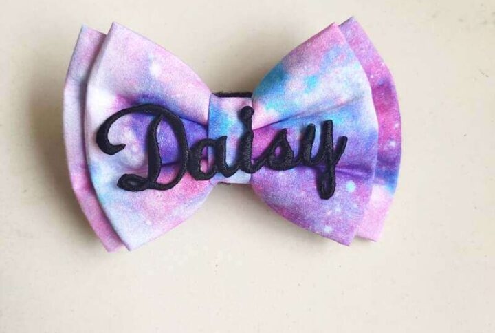 Furvilla Multicolor Customizable Tie Dye Bow Tie