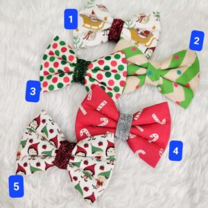Furvilla Multiple Color Christmas Bow Numbered