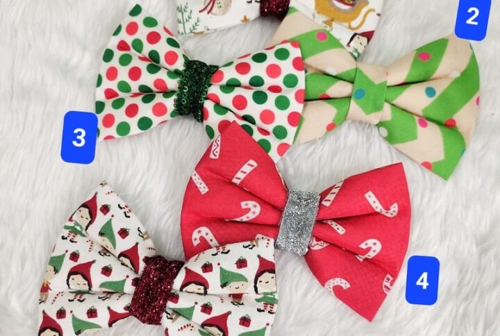 Furvilla Multiple Color Christmas Bow Numbered