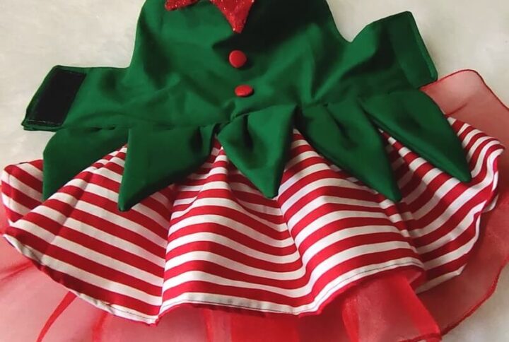 Furvilla Xmas Elf Costume Back