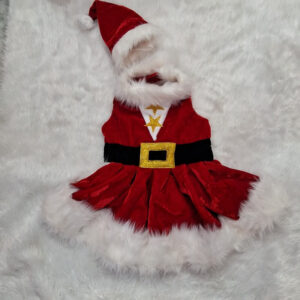 Furvilla Christmas Santa Dress Back