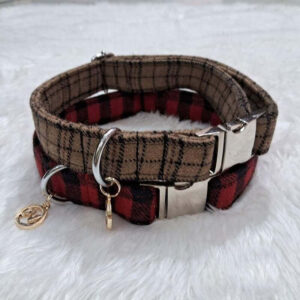 Furvilla Multicolor Tweed Collar Pet Collar