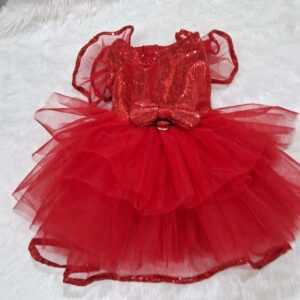Furvilla Sequin Red Party Dress