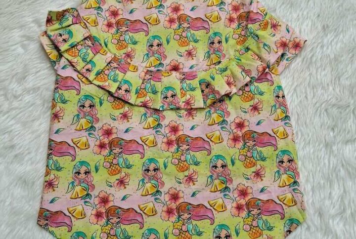 Furvilla Mermaid Pineapple Theme Shirt