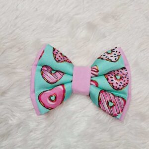 Furvilla Pink Cyan Donut Bow