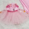 Furvilla Pink Dress with Multicolored Hearts Back