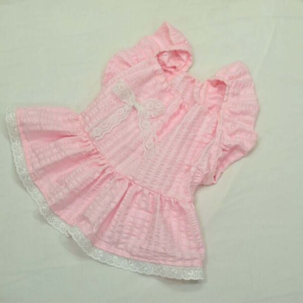 Furvilla Baby Pink Summer Frock Side