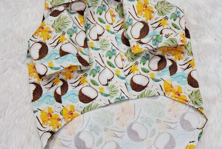 Furvilla Coconut Print Shirt Summer Shirts Front 1