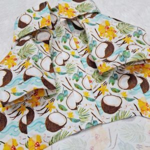 Furvilla Coconut Print Shirt Summer Shirts Upclose