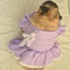 Furvilla Lavender Summer Frock Model Back