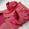 Furvilla Pink Ethnic Pattu Dress Front