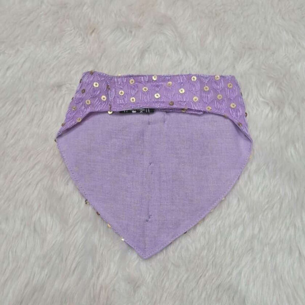 Furvilla Purple Traditional Bandana Back