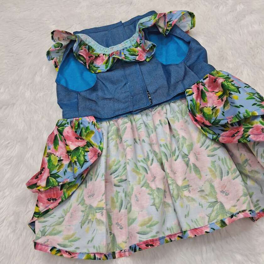 Furvilla Tropical Floral Dress Front