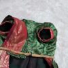 Furvilla Green Traditional Saree Front Up Close