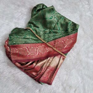 Furvilla Green Traditional Saree Long