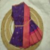 Furvilla Purple Pink Ethnic Paithani Saree Back 1