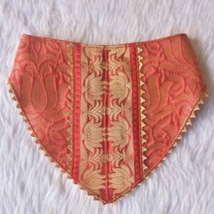 Furvilla Red Color Brocade Bandana Photo