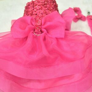 Furvilla Pink Special Occasion Party Wear Back