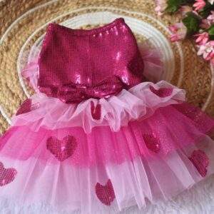 Furvilla Exclusive Pet Valentine Costume Pink Color Back 1