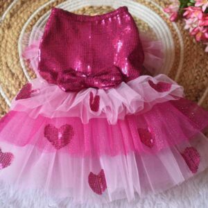 Furvilla Exclusive Pet Valentine Costume Pink Color Back