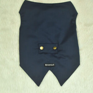 Furvilla Navy Blue Formal Tuxedo Back