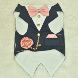 Furvilla Navy Blue Formal Tuxedo Front