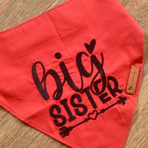 Furvilla Red Black Big Sister Bandana for Dog 2